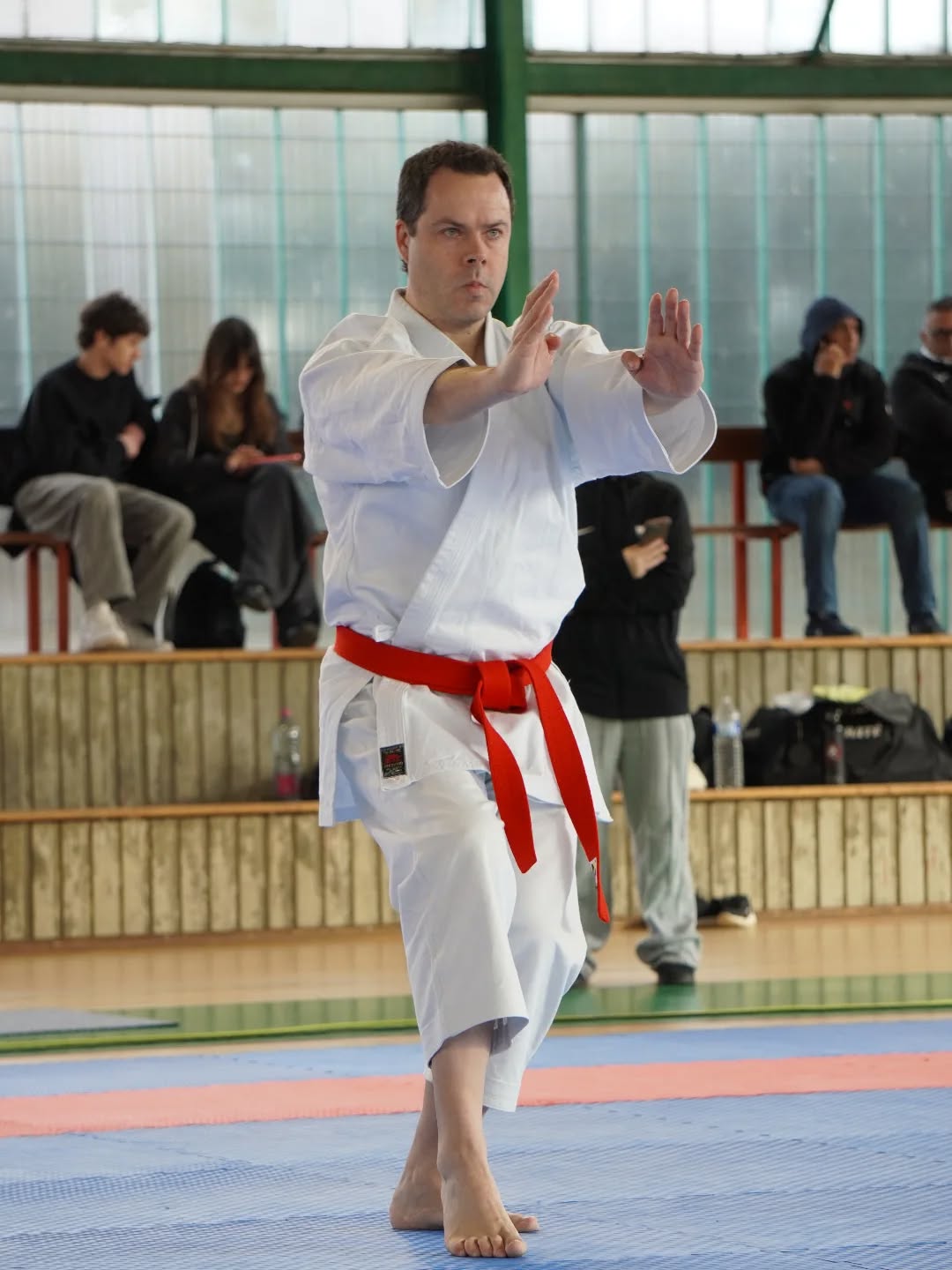 Cédric, professeur de karaté